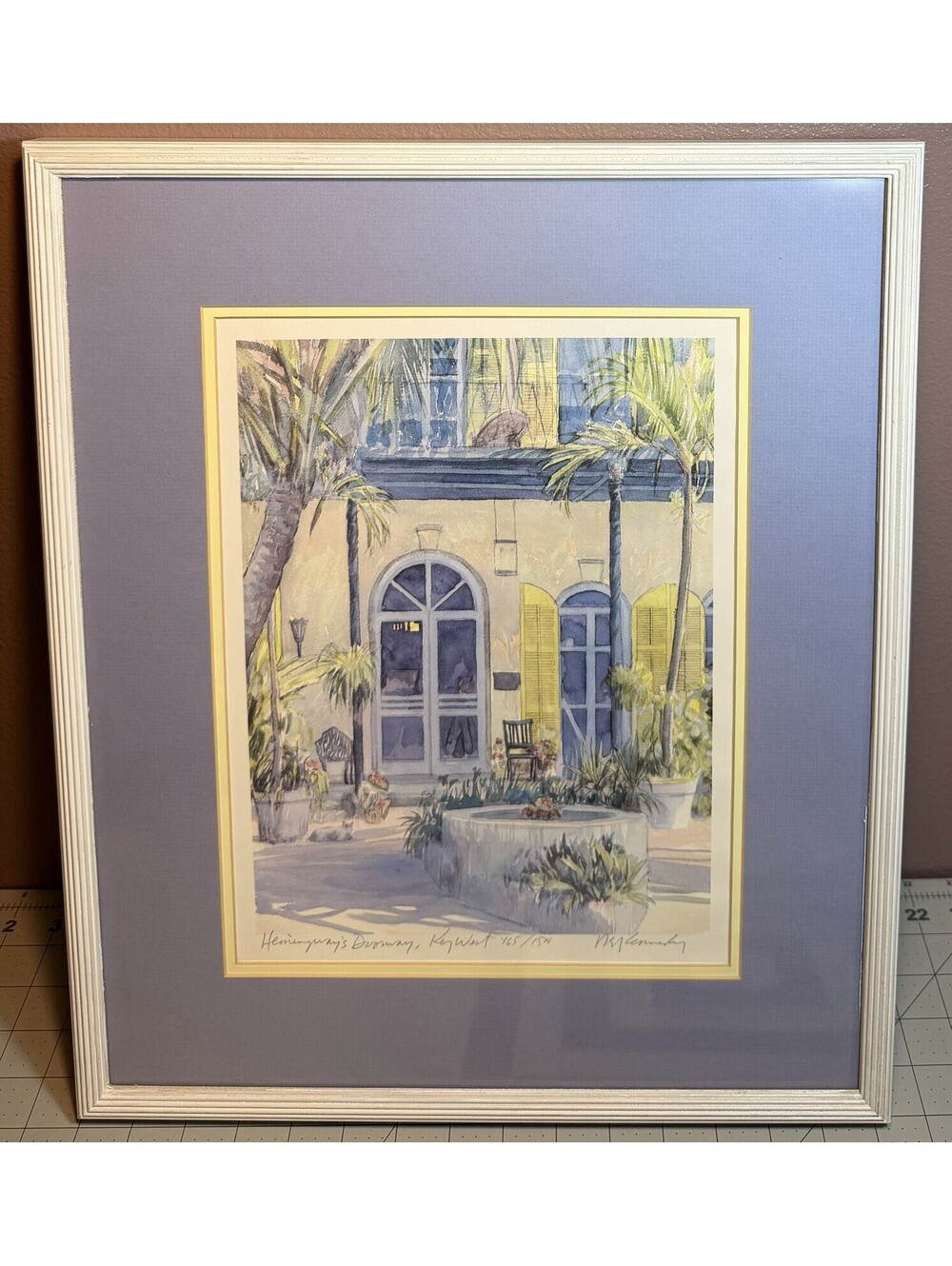 Hemingway House,Key W Watercolor Painting Robert E. Kennedy